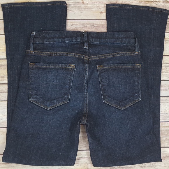 Frame Le Crop Mini Boot Dark Jeans - Picture 8 of 8